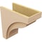 Ekena Millwork 8"W x 16"D x 16"H Classic Helena Rough Cedar Woodgrain TimberThane Corbel, Primed Tan CORUR08X16X16HELRCPR - alternate 6